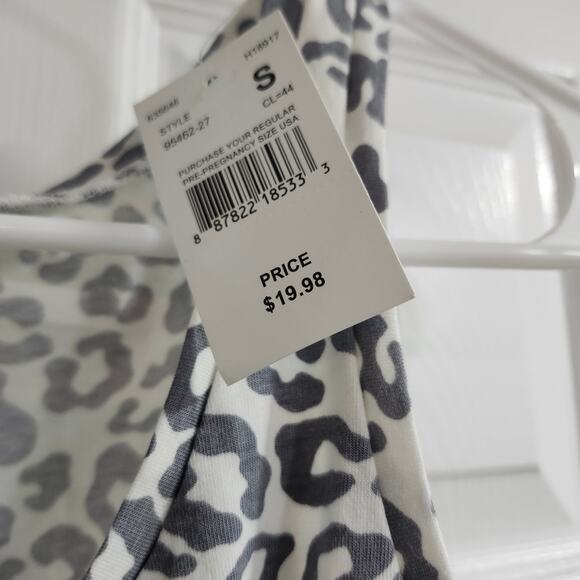 Leopard Print Maternity Tank Top - Picture 3 of 8